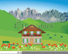 Clipart Free House Landscape Image