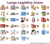 Large Logistics Icons Image