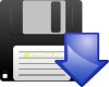 Floppy Disk Download Icon Clip Art
