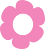 Simple Flower Rosa Pequena Clip Art