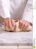 Hands Kneading Bread Clipart Image