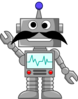 Robot Waving Clip Art