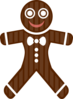 Gingerbread Man Clip Art