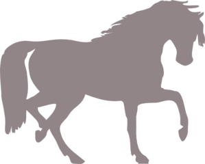 Grey Horse Clip Art