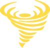 Gold Tornado Clip Art