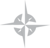 White Compass Rose Clip Art