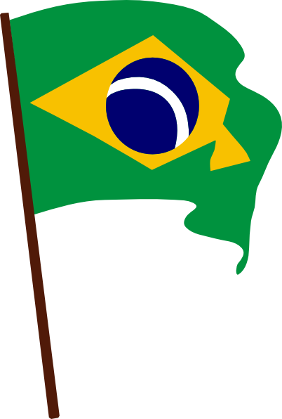 Waving Flag Of Brazil Clip Art at Clker.com - vector clip ...