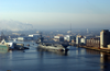 The Nuclear Powered Aircraft Carrier Uss Harry S. Truman (cvn 75) Transits The Elizabeth River Following Completion Of A Six-month Planned Incremental Availability (pia) At Norfolk Naval Shipyard. Image