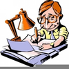 Book Writer Clipart Image