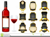 Free Clipart Wine Bottle Labels Image