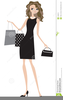 Diva Shopping Clipart Image