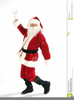 Dancing Santa Claus Clipart Image