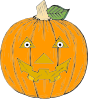 Pumpkin Face Clip Art