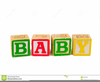 Baby Alphabet Blocks Clipart Image