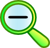 Zoom Out Icon Clip Art