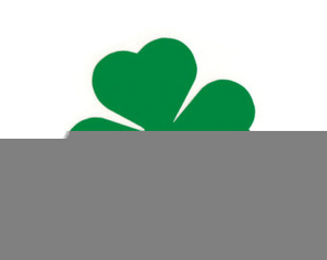 Four Leaf Clover Black And White Clipart Image