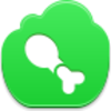 Free Green Cloud Chicken Leg Image