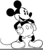 Mickeymouse Stick Figure Clipart Image