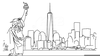 Ny Skyline Clipart Image