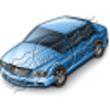 Car Sedan Blue Image