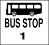 Bus Stop 1 Clip Art