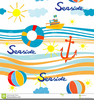 Seaside Holiday Clipart Image