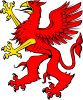 Red Griffin Clip Art
