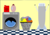 Cute Laundry Room  Clip Art