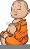 Little Monk Clipart Image