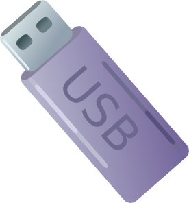 Usb Thumbdrive Flash Memory Storage Clip Art