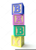 Baby Block Clipart Image