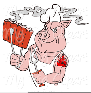 Clipart Tough Pig Image