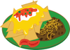 Plate Of Food Clip Art Image