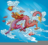 Chinese Dragon Vector Clipart Image
