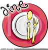 Formal Dinner Clipart Image