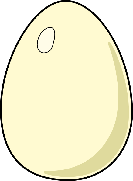 Dstulle White Egg Clip Art at Clker.com - vector clip art online