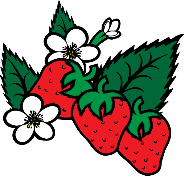 Strawberries Clip Art at Clker.com - vector clip art online, royalty
