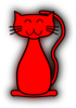 Red Cat Clip Art