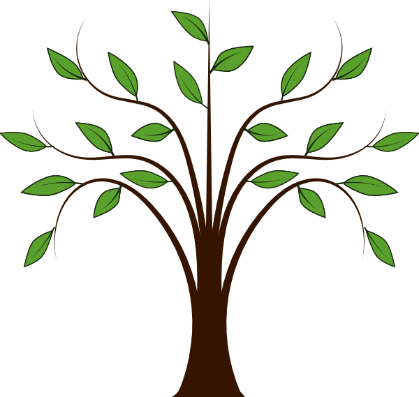 Whispy Tree Clip Art at Clker.com - vector clip art online, royalty