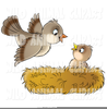 Free Mama Bird With Babies In Nest Clipart Image