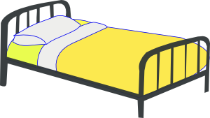 Single Bed Clip Art