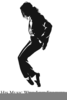 Michael Jackson Silhouette Clipart Image