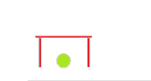Ball Under The Table Clipart Image