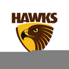 Eagle Playing Soccer Clipart Image