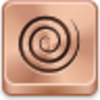 Free Bronze Button Whirl Image