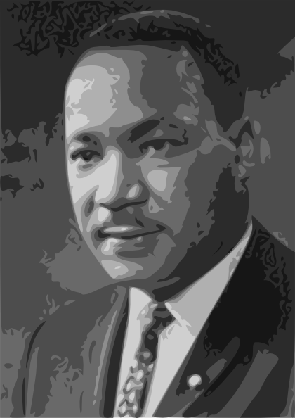 Martin Luther King Jr Clip Art at Clker com vector  clip 
