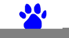 Blues Clues Clipart Paw Print Image