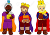 Wise Men Clipart Free Christmas Image