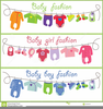 Childrens Clothing Clipart Image