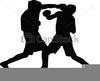 Female Boxing Clipart Image